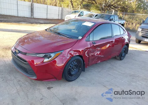 2025 Toyota Corolla Le from USA, damaged, VIN 5YFB4MDE8SP298400